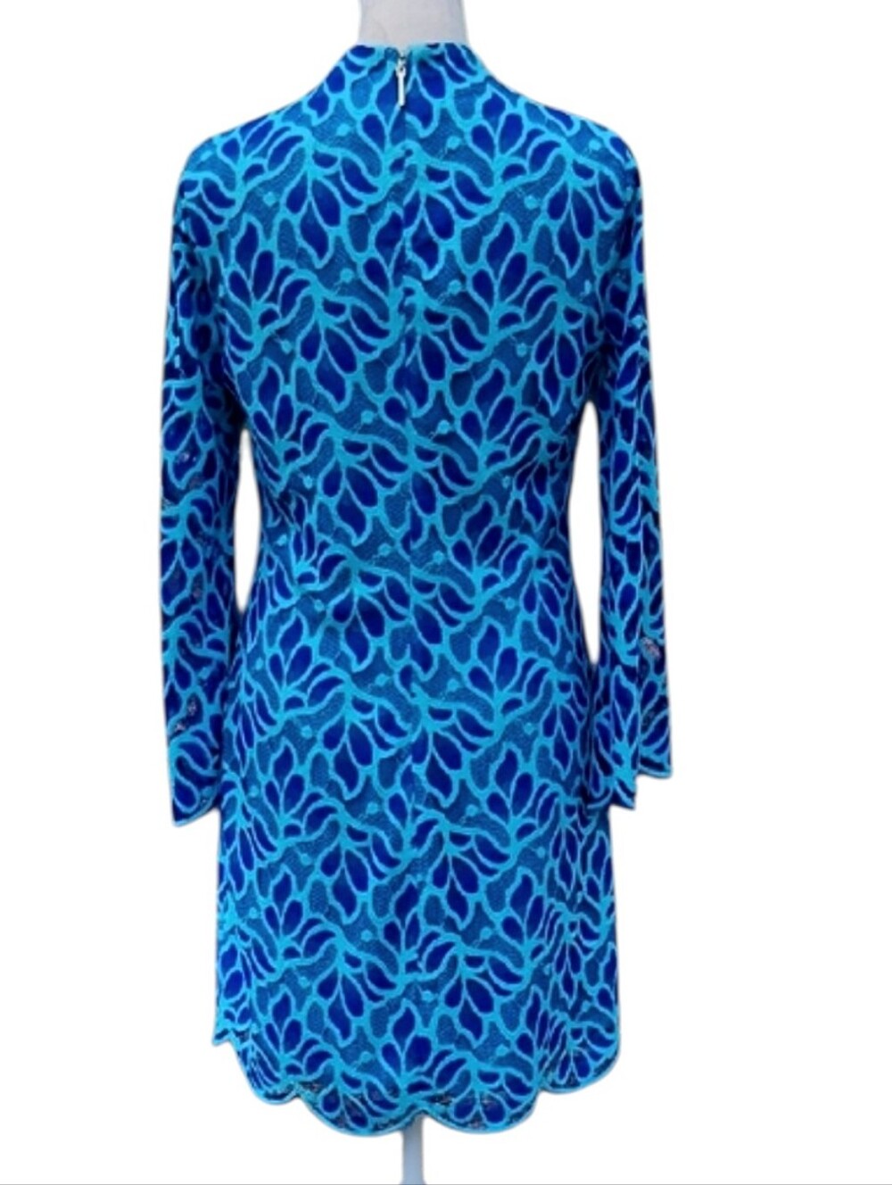 Lilly Pulitzer Blue Patterned Mini Dress - Picture 13 of 16